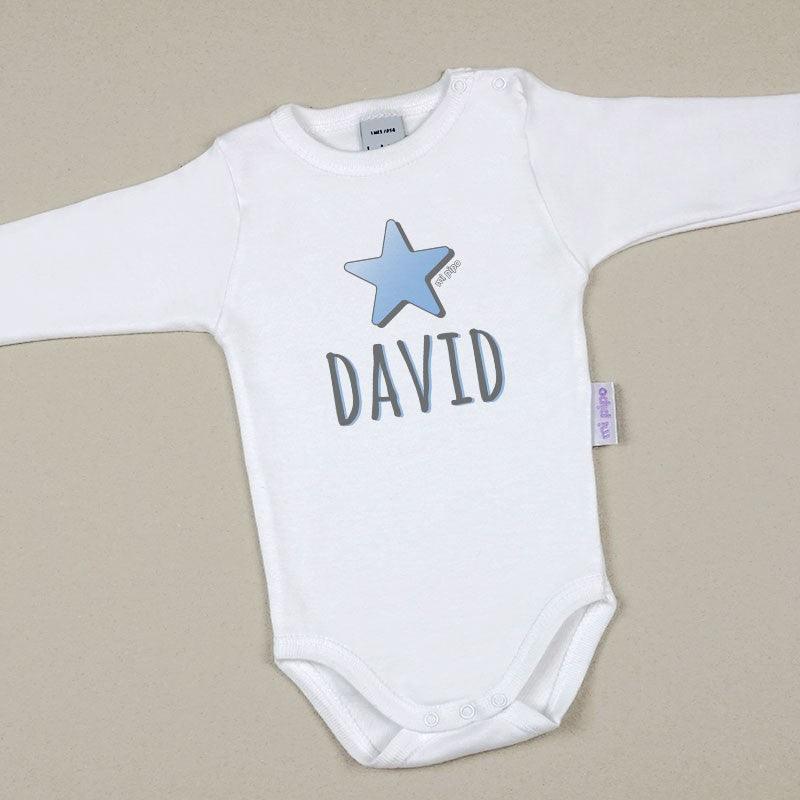 Body Personalizado Bebé Estrella Nombre Mi Pipo - Nanetes #